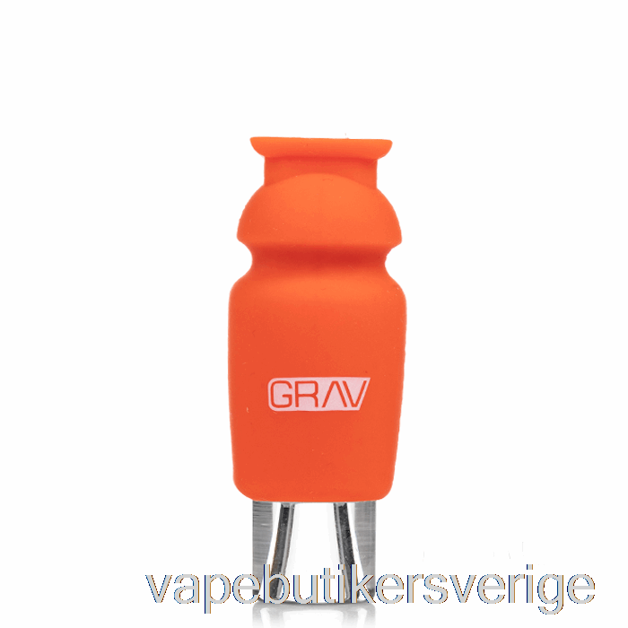 Vape Sverige Grav Silikonklädd Glaskrycka Scarlet Orange